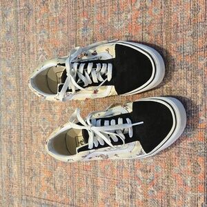 Flower Patterned Vans